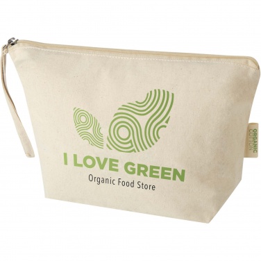 Logotrade promotional product image of: Orissa 180 g/m² organic large accessory pouch 3L