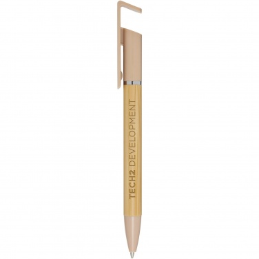 Logo trade promotional merchandise picture of: Delfina phone holder pen