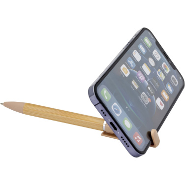 Logo trade business gifts image of: Delfina phone holder pen
