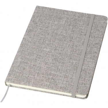 Logo trade business gifts image of: Ramona A5 cotton notebook