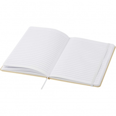 Logo trade corporate gifts picture of: Nelida A5 recycled cardboard hard cover notebook