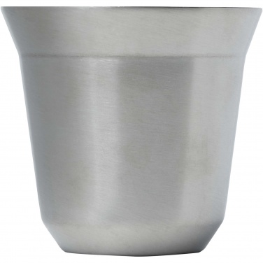 Logo trade promotional product photo of: Duo 80 ml RCS certified stainless steel espresso cup set 