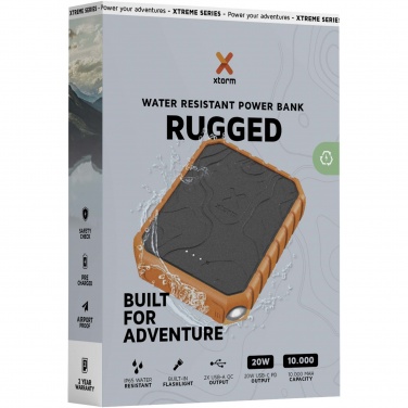Logotrade promotional merchandise photo of: Xtorm XR201 Xtreme 10.000 mAh 20W QC3.0 waterproof rugged power bank with torch