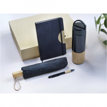 Logo trade promotional gift photo of: Carmen A5 hard cover notebook and ballpoint pen gift set