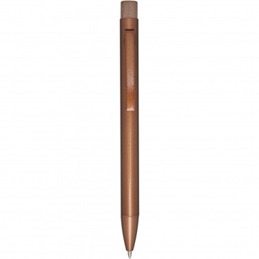 Logo trade promotional item photo of: Beatriz recycled brass ballpoint pen