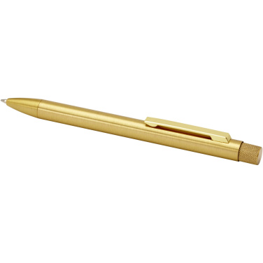 Logotrade corporate gift image of: Beatriz recycled brass ballpoint pen