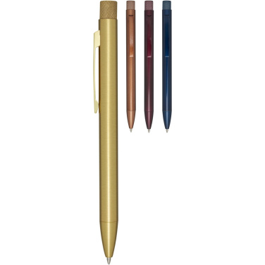 Logo trade promotional items image of: Beatriz recycled brass ballpoint pen