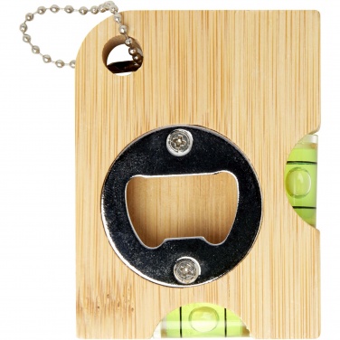 Logotrade promotional gift picture of: Levo bamboo bottle opener with level 