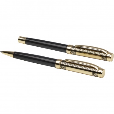 Logo trade promotional gift photo of: Legato ballpoint and rollerball pen set