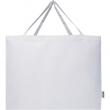 Logo trade promotional gifts image of: Odessa 220 g/m² GRS recycled cotton large tote bag