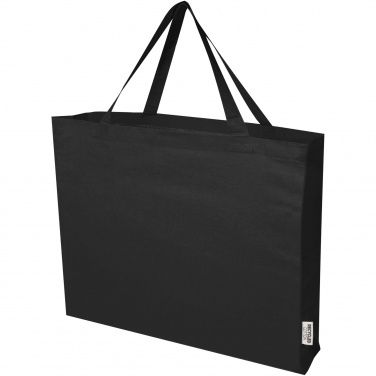 Logo trade promotional giveaways picture of: Odessa 220 g/m² GRS recycled cotton large tote bag