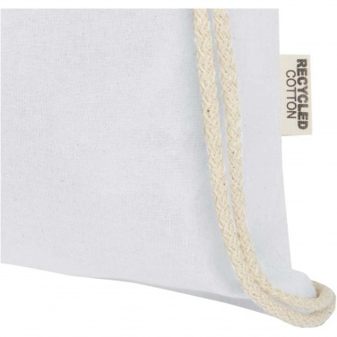 Logotrade promotional giveaway picture of: Oregon 140 g/m² GRS recycled cotton drawstring bag