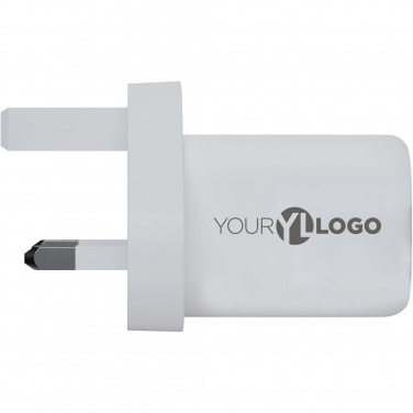 Logo trade promotional item photo of: Xtorm XEC035 GaN² Ultra 35W wall charger - UK plug