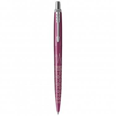 Logo trade corporate gifts picture of: Parker Jotter SE Global Icons colour trim ballpoint pen