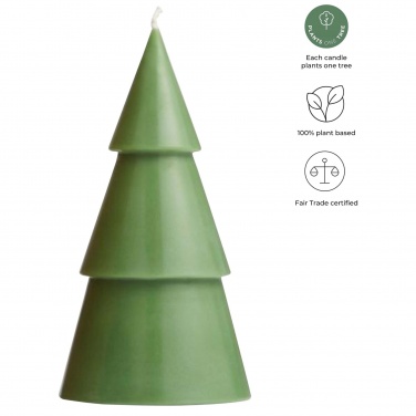 Logo trade corporate gifts picture of: Originalhome Xmas tree candle - L