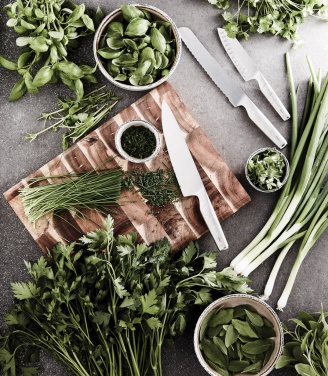 Logo trade business gifts image of: VINGA Hattasan santoku knife
