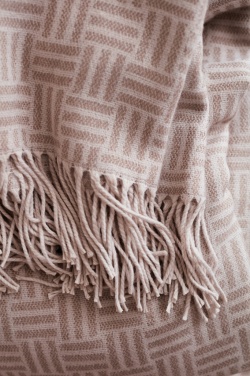 Logo trade corporate gifts image of: VINGA Lenox blanket