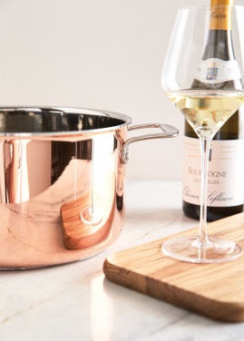 Logotrade promotional merchandise photo of: VINGA Baron copper saucepan