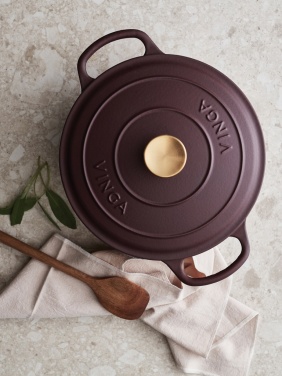 Logo trade corporate gifts image of: VINGA Monte enameled cast iron pot 5.5L