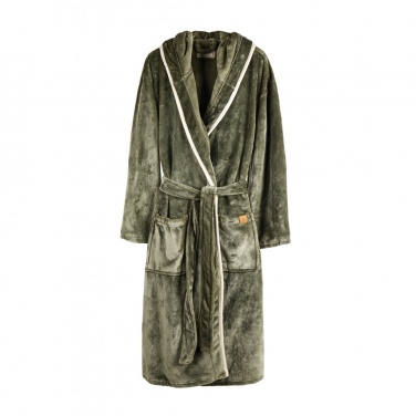 Logotrade promotional product image of: VINGA Louis luxury plush RPET robe size L-XL