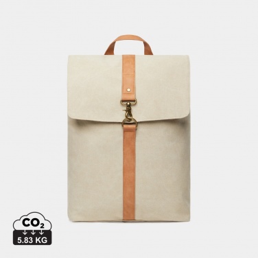 Logo trade promotional gifts image of: VINGA Bosler backpack GRS recycled canvas