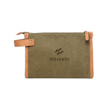 Logo trade advertising products picture of: VINGA Bosler GRS recycled canvas toiletry bag