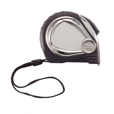 Logotrade promotional item image of: Chrome plated auto stop tape measure