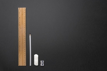 Logo trade promotional gift photo of: Timberson extra thick 30cm double sided bamboo ruler