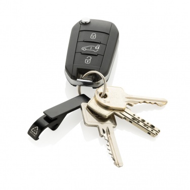 Logotrade promotional merchandise picture of: RCS recycled aluminum bottle and can opener