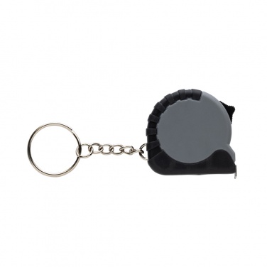 Logo trade promotional products image of: MeasureMate RCS reycled ABS 1 meter tape keychain