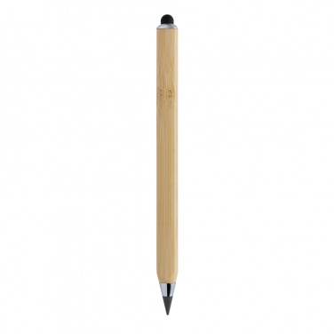 Logo trade promotional merchandise image of: Eon bamboo infinity multitasking pen