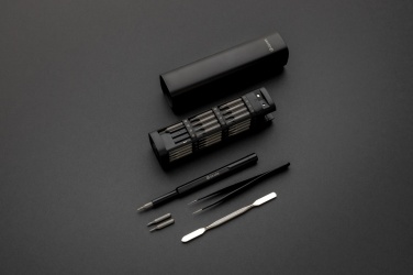 Logo trade promotional giveaway photo of: Gear X RCS recycled aluminum precision screwdriver set 46 pc