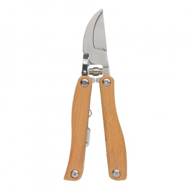 Logo trade advertising products image of: Wooden garden multi-tool