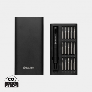 Logo trade promotional giveaway photo of: Gear X 31 in 1 precision screwdriver set