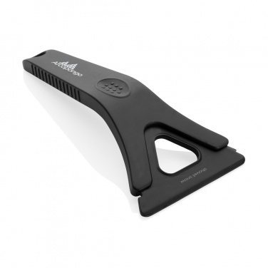 Logo trade promotional items image of: Polard RCS certified recycled plastic 3-in-1 ice scraper