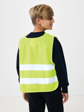 Logotrade promotional product picture of: GRS recycled PET high-visibility safety vest 7-12 years