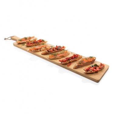 Logo trade promotional gift photo of: Ukiyo bamboo large serving board