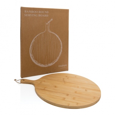 Logo trade corporate gifts image of: Ukiyo bamboo round serving board
