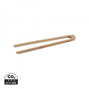 Logo trade promotional giveaways picture of: Ukiyo bamboo serving tongs
