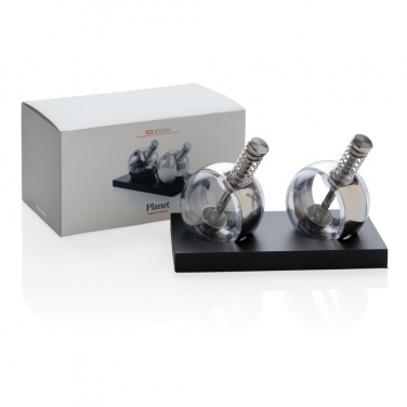 Logo trade promotional merchandise image of: Planet pepper & salt set