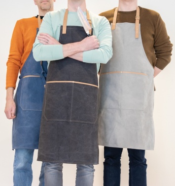 Logotrade promotional giveaway image of: Deluxe canvas chef apron