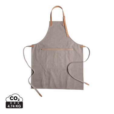 Logo trade promotional giveaway photo of: Deluxe canvas chef apron