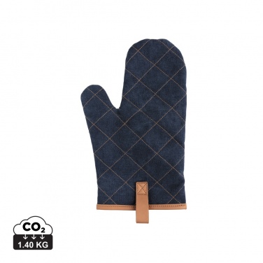 Logo trade promotional products image of: Deluxe canvas oven mitt