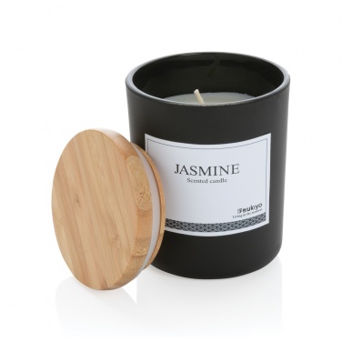 Logotrade promotional merchandise picture of: Ukiyo deluxe scented candle with bamboo lid