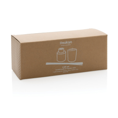 Logotrade promotional product image of: Ukiyo candle and fragrance sticks gift set