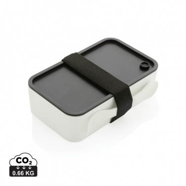 Logo trade promotional items image of: GRS recycled PP lunch box with spork