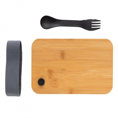 Logo trade promotional item photo of: RCS RPP lunchbox with bamboo lid