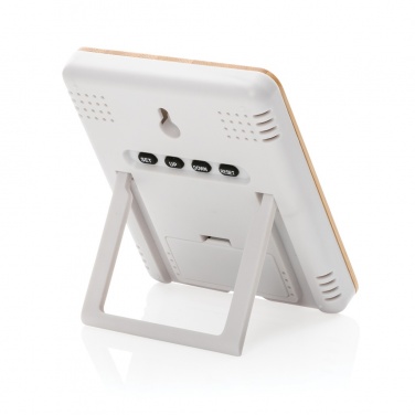 Logotrade corporate gift picture of: Bamboo weather station