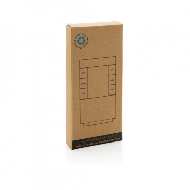 Logotrade promotional products photo of: Utah RCS rplastic and bamboo weather station
