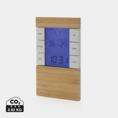 Logotrade corporate gift picture of: Utah RCS rplastic and bamboo weather station